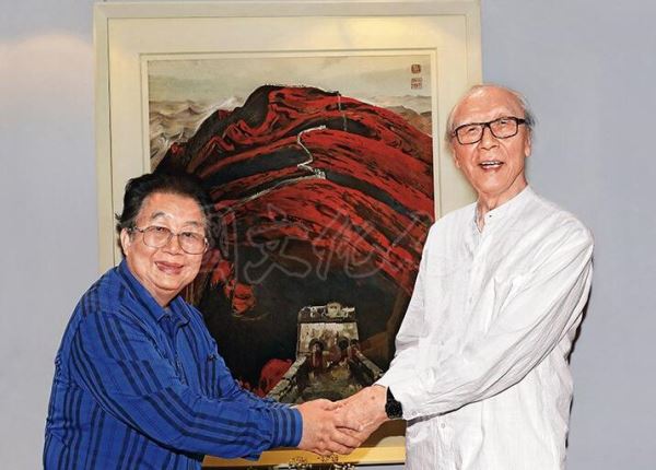 雕琢复朴—蔡居抽象画展在中国美术馆成功举办受到社会各界高度赞誉